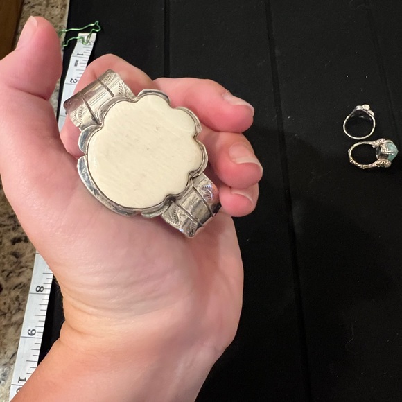 Bill Kirkham Agate Sterling Silver Cuff Bracelet - Picture 1 of 9